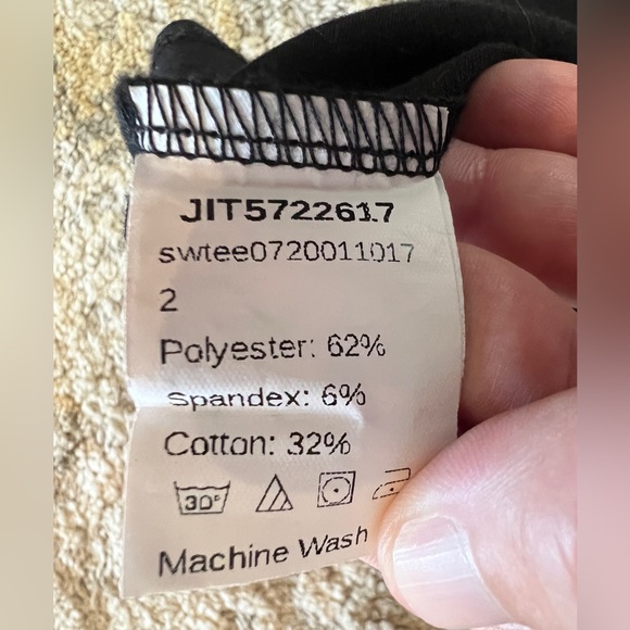 Mesh Sleeve Black Tee Size 2X - Picture 7 of 8